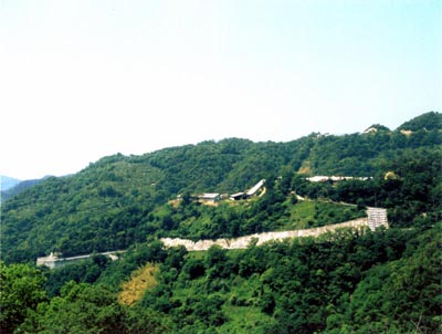 愛宕山遠景。